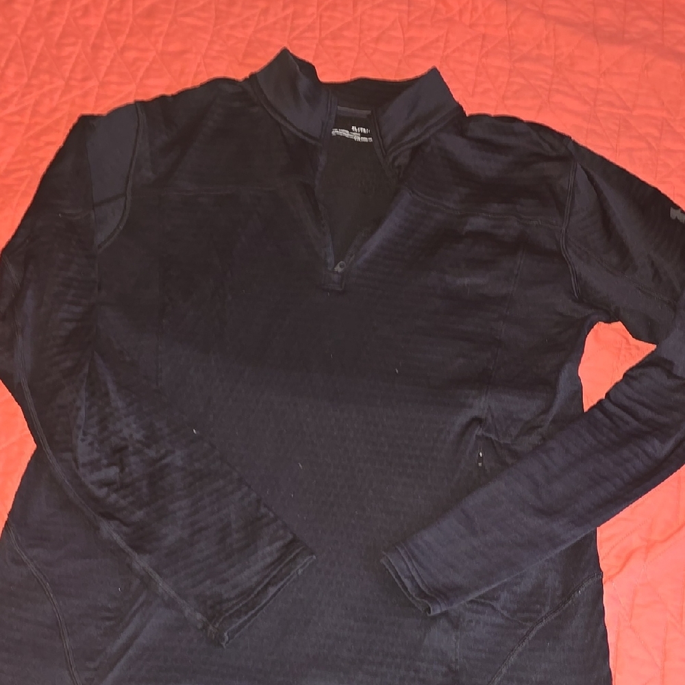 Black Quarter-Zip Pullover